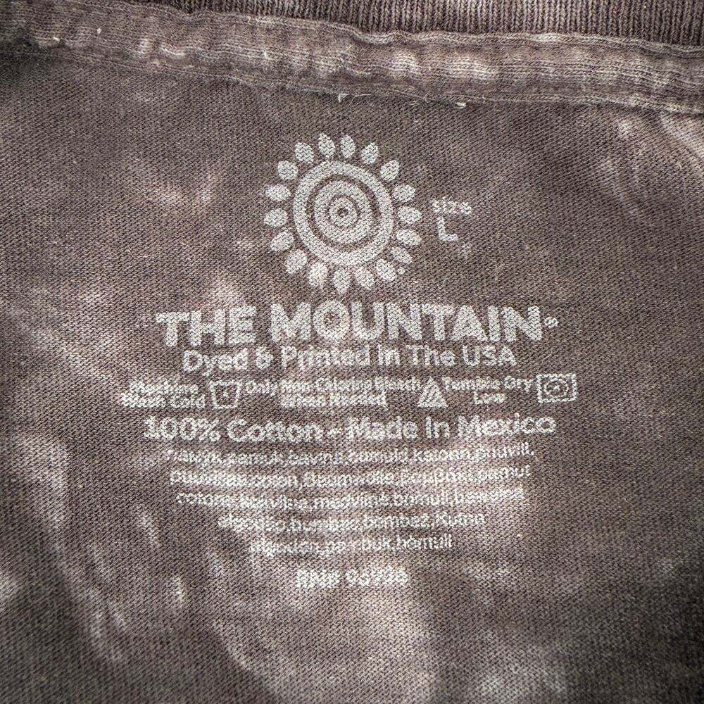 The Mountain Ying Yang Moon Wolf T Shirt Mens Sz L Tie Dye Moon Cotton - Picture 4 of 4